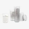 10 Pots De Conservation 200 Ml SUAVINEX Blanc - Suavinex -Magasin De Produits Pour Bébés 10 pots de conservation 200 ml suavinex