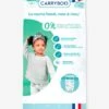 36 Couches Dermo-sensitives T6 (16-30 Kg) CARRYBOO Blanc - Carryboo -Magasin De Produits Pour Bébés 36 couches dermo sensitives t6 16 30 kg carryboo