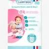 48 Couches Dermo-sensitives T4 (7-18 Kg) CARRYBOO Blanc - Carryboo