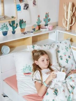 8 Grands Stickers Cactus Vert / Multicolore - Vertbaudet -Magasin De Produits Pour Bébés 8 grands stickers cactus 2