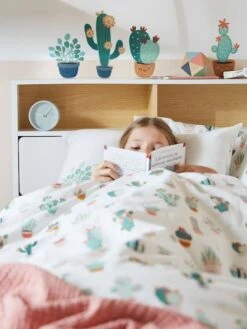 8 Grands Stickers Cactus Vert / Multicolore - Vertbaudet -Magasin De Produits Pour Bébés 8 grands stickers cactus 3