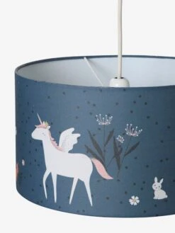 Abat-jour Pour Suspension FORÊT ENCHANTEE Bleu - Vertbaudet -Magasin De Produits Pour Bébés abat jour pour suspension foret enchantee 2