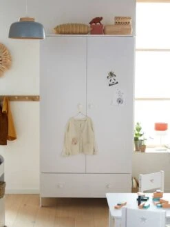 Armoire 2 Portes LIGNE SIRIUS Blanc - Vertbaudet -Magasin De Produits Pour Bébés armoire 2 portes ligne sirius 2