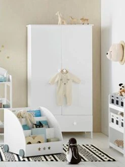 Armoire 2 Portes LIGNE SIRIUS Blanc - Vertbaudet -Magasin De Produits Pour Bébés armoire 2 portes ligne sirius 4