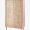 Armoire Cannage LIGNE POÉSIE Rose - Vertbaudet -Magasin De Produits Pour Bébés armoire cannage ligne poesie