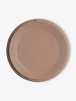 Assiette Compartimentée MUSHIE En Silicone Beige - Mushie -Magasin De Produits Pour Bébés assiette compartimentee mushie en silicone 2
