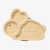Assiette En Bambou Lapin Naturel - Vertbaudet -Magasin De Produits Pour Bébés assiette en bambou lapin