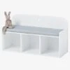 Banquette LIGNE SIRIUS Blanc/gris - Vertbaudet 2 Banquette LIGNE SIRIUS Blanc/gris - Vertbaudet -Magasin De Produits Pour Bébés banquette ligne sirius