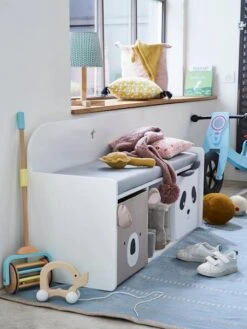 Banquette LIGNE SIRIUS Blanc/gris - Vertbaudet -Magasin De Produits Pour Bébés banquette ligne sirius 2