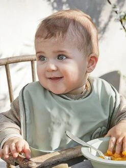 Bavoir Avec Poche ELODIE DETAILS Vert Pâle/lapin (mineral Green - Elodie Details -Magasin De Produits Pour Bébés bavoir avec poche elodie details 3