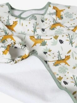 Bavoir Manches Longues VERTBAUDET Imprimé Tigres - Vertbaudet -Magasin De Produits Pour Bébés bavoir manches longues vertbaudet 2