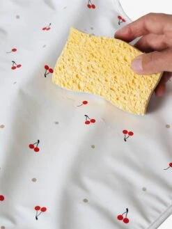 Bavoir Tablier Manches Longues Avec Col Rose Imprimé - Vertbaudet -Magasin De Produits Pour Bébés bavoir tablier manches longues avec col 4