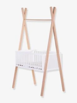 Berceau Tipi évolutif CHILDHOME Naturel/blanc - Childhome -Magasin De Produits Pour Bébés berceau tipi evolutif childhome 4