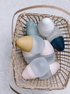 Biberon BibRond 330 Ml ELHEE Bleu Grisé (blue Grey) - Elhee -Magasin De Produits Pour Bébés biberon bibrond 330 ml elhee 3