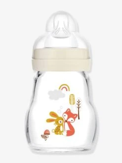 Biberon Verre 170 Ml MAM Feel Good Débit 1 Beige - Mam