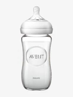 Biberon Verre 240 Ml Philips AVENT Natural Sans BPA Transparent - Philips Avent -Magasin De Produits Pour Bébés biberon verre 240 ml philips avent natural sans bpa 2