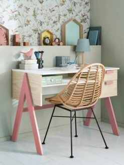 Bureau Enfant Coloriage Rose - Vertbaudet -Magasin De Produits Pour Bébés bureau enfant coloriage 4