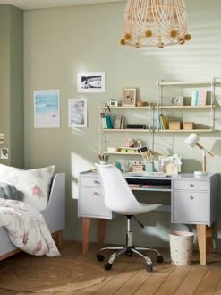 Bureau Enfant LIGNE FJORD Gris/bois - Vertbaudet -Magasin De Produits Pour Bébés bureau enfant ligne fjord 3