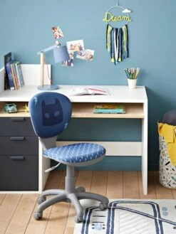 Chaise De Bureau à Roulettes Enfant Super-héros Bleu - Vertbaudet -Magasin De Produits Pour Bébés chaise de bureau a roulettes enfant super heros 5