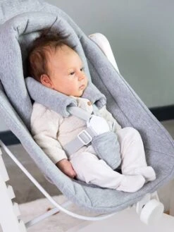 Chaise évolutive + Tablette Newborn Evosit CHILDHOME écru - Childhome -Magasin De Produits Pour Bébés chaise evolutive tablette newborn evosit childhome 2