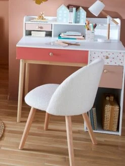Chaise Fausse Fourrure Enfant Ivoire - Vertbaudet -Magasin De Produits Pour Bébés chaise fausse fourrure enfant 4