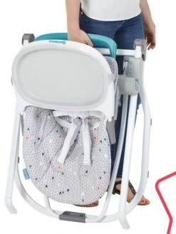 Chaise Haute Compacte BADABULLE Gris/chevrons - Badabulle 10 Chaise Haute Compacte BADABULLE Gris/chevrons - Badabulle -Magasin De Produits Pour Bébés chaise haute compacte badabulle 2