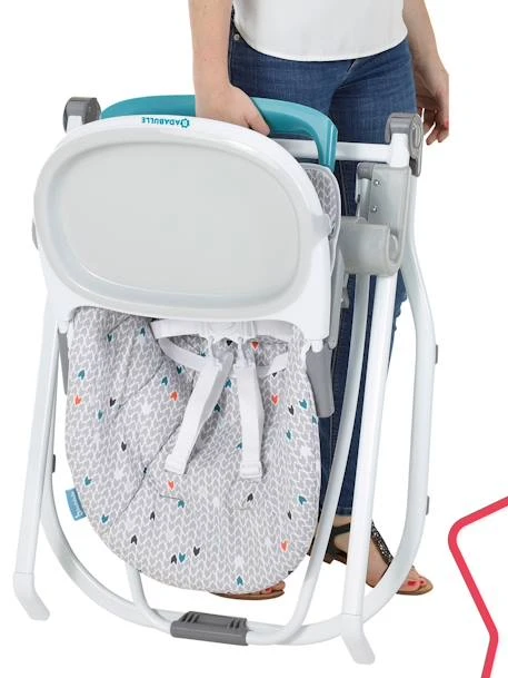 Chaise Haute Compacte BADABULLE Gris/chevrons - Badabulle 5 Chaise Haute Compacte BADABULLE Gris/chevrons - Badabulle – Image 3