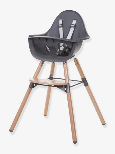 Chaise Haute Evolu 2 CHILDHOME + Coussin Néoprène Anthracite/gris - Childhome 3 Chaise Haute Evolu 2 CHILDHOME + Coussin Néoprène Anthracite/gris - Childhome