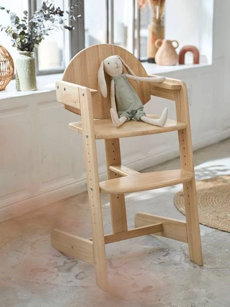 Chaise Haute évolutive Woody 2 VERTBAUDET Bois - Vertbaudet 4 Chaise Haute évolutive Woody 2 VERTBAUDET Bois - Vertbaudet – Image 2