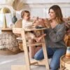 Chaise Haute évolutive Woody 2 VERTBAUDET Bois - Vertbaudet -Magasin De Produits Pour Bébés chaise haute evolutive woody 2 vertbaudet