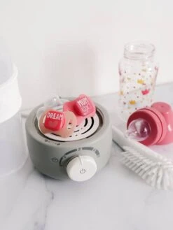 Chauffe-biberon Et Stérilisateur BEABA Baby Milk Second Gris/blanc - Beaba -Magasin De Produits Pour Bébés chauffe biberon et sterilisateur beaba baby milk second 3