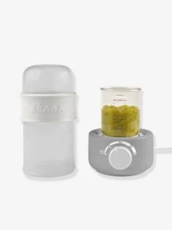Chauffe-biberon Et Stérilisateur BEABA Baby Milk Second Gris/blanc - Beaba -Magasin De Produits Pour Bébés chauffe biberon et sterilisateur beaba baby milk second 5