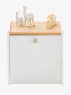 Chevet Avec Bac à Roulettes LIGNE CONFETTI Blanc - Vertbaudet -Magasin De Produits Pour Bébés chevet avec bac a roulettes ligne confetti 2