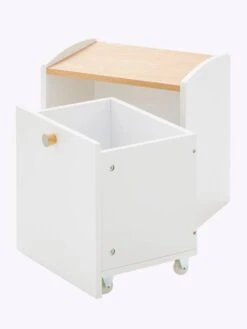 Chevet Avec Bac à Roulettes LIGNE CONFETTI Blanc - Vertbaudet -Magasin De Produits Pour Bébés chevet avec bac a roulettes ligne confetti 5