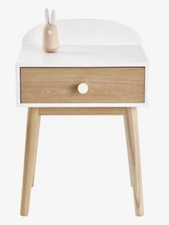 Chevet Avec Poignées Personnalisables LIGNE CONFETTI Blanc - Vertbaudet -Magasin De Produits Pour Bébés chevet avec poignees personnalisables ligne confetti 3