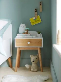 Chevet Avec Poignées Personnalisables LIGNE CONFETTI Blanc - Vertbaudet -Magasin De Produits Pour Bébés chevet avec poignees personnalisables ligne confetti 5