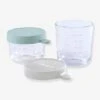 Coffret De 2 Pots De Conservation En Verre BEABA Airy Green/ Light Mist - Beaba
