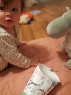 Coffret Lampe Nomade 5 En 1 Dinosauria MAISON POLOCHON Vert Sauge - Polochon -Magasin De Produits Pour Bébés coffret lampe nomade 5 en 1 dinosauria maison polochon 2