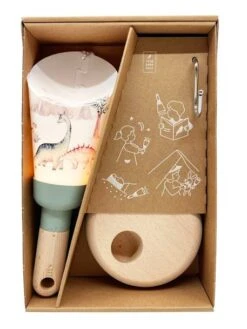 Coffret Lampe Nomade 5 En 1 Dinosauria MAISON POLOCHON Vert Sauge - Polochon -Magasin De Produits Pour Bébés coffret lampe nomade 5 en 1 dinosauria maison polochon 3