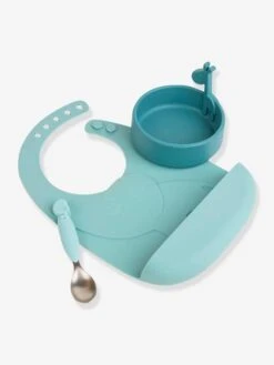 Coffret Premier Repas 3 Pièces DONE BY DEER Peekaboo Deer Friends En Silicone Bleu - Done By Deer -Magasin De Produits Pour Bébés coffret premier repas 3 pieces done by deer peekaboo deer friends en silicone 2