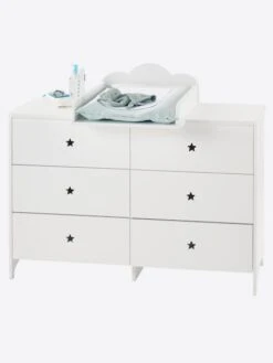 Commode 6 Tiroirs LIGNE SIRIUS Blanc Clair Uni - Vertbaudet 9 Commode 6 Tiroirs LIGNE SIRIUS Blanc Clair Uni - Vertbaudet -Magasin De Produits Pour Bébés commode 6 tiroirs ligne sirius 1