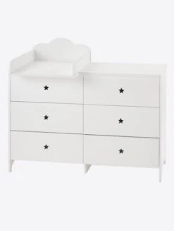 Commode 6 Tiroirs LIGNE SIRIUS Blanc Clair Uni - Vertbaudet 11 Commode 6 Tiroirs LIGNE SIRIUS Blanc Clair Uni - Vertbaudet -Magasin De Produits Pour Bébés commode 6 tiroirs ligne sirius 3