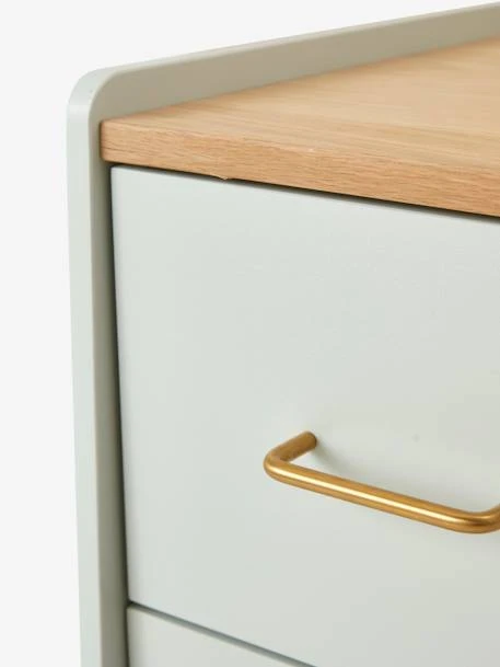 Commode Prof. 42 Cm LIGNE SIXTIES Vert D'eau - Vertbaudet 4 Commode Prof. 42 Cm LIGNE SIXTIES Vert D'eau - Vertbaudet – Image 2