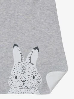 Grand Bavoir Enfant Gris Chiné - Vertbaudet -Magasin De Produits Pour Bébés grand bavoir enfant 3