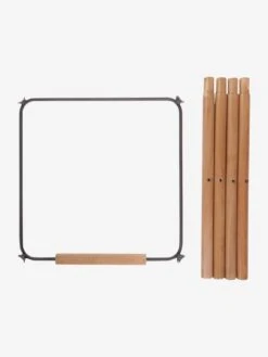 Kit De Pieds Longs Pour Chaise Haute Evolu + Repose-pieds CHILDHOME Naturel Anthracite - Childhome -Magasin De Produits Pour Bébés kit de pieds longs pour chaise haute evolu repose pieds childhome 3