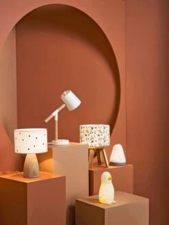 Lampe De Chevet Sur Pieds HANOÏ Blanc - Vertbaudet -Magasin De Produits Pour Bébés lampe de chevet sur pieds hanoi 3