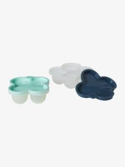 Les 2 Pots De Conservation En Silicone Vert/bleu - Vertbaudet -Magasin De Produits Pour Bébés les 2 pots de conservation en silicone 3
