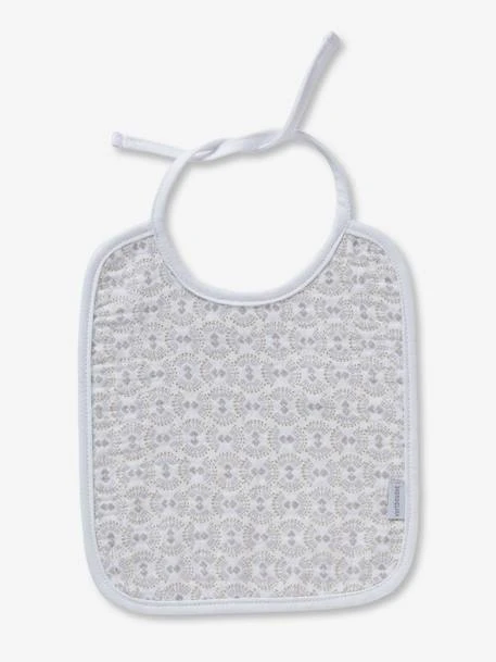 Les 3 Bavoirs à Liens En Gaze De Coton Blanc/gris - Vertbaudet 5 Les 3 Bavoirs à Liens En Gaze De Coton Blanc/gris - Vertbaudet – Image 3