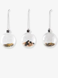 Les 3 Boules De Noël Beige Irisé - Vertbaudet -Magasin De Produits Pour Bébés les 3 boules de noel 6
