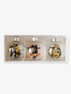 Les 3 Boules De Noël Beige Irisé - Vertbaudet -Magasin De Produits Pour Bébés les 3 boules de noel 7